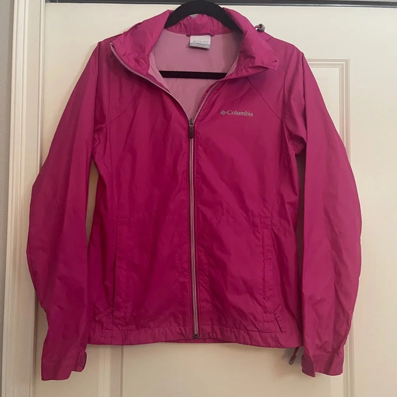 Columbia Pink rain coat size‎ XS - Picture 1 of 4